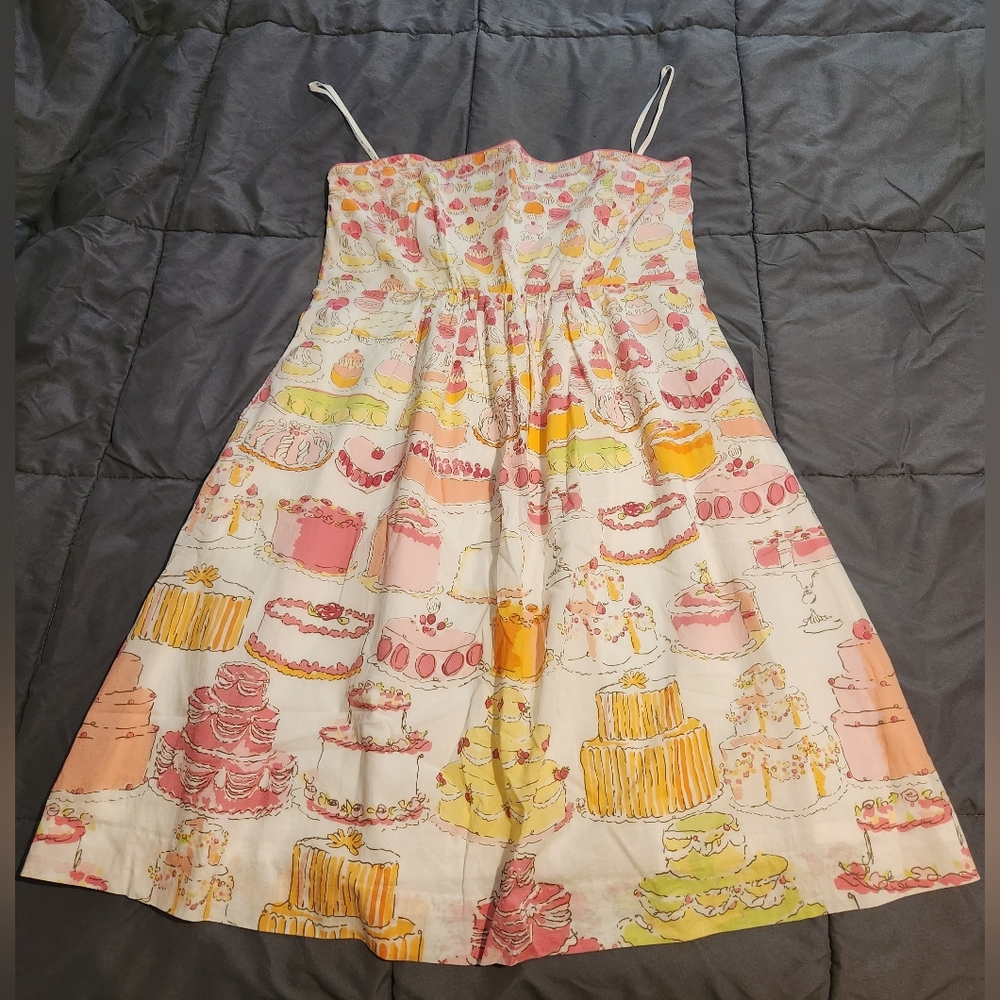 LP Let Them Eat Cake Strapless Dress. Size 12
